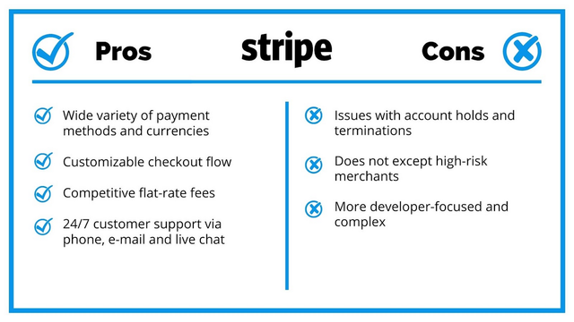 Stripe Pros Cons