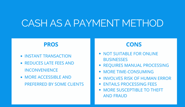 cash pros and cons