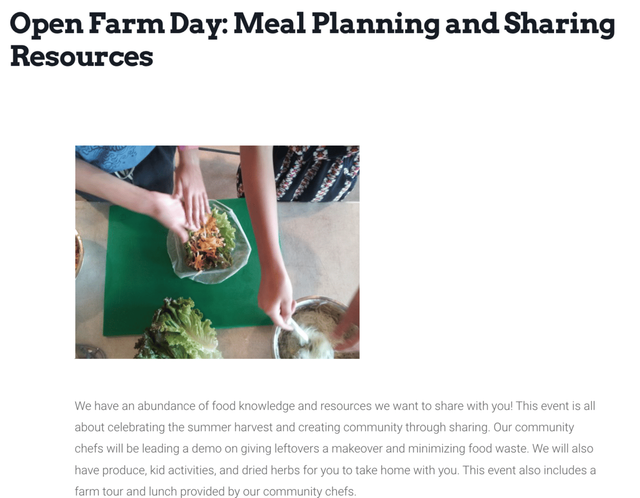 Regpack screenshot: Open Farm Day
