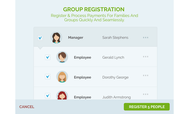 Regpack Group Registration