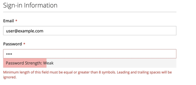 password strength mete
