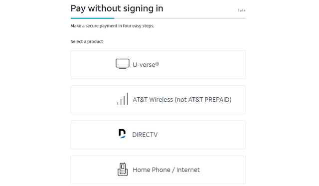 Pay Without Signing In