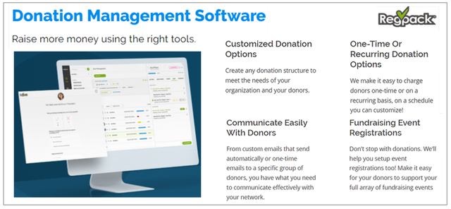 Regpack Donation Management Software