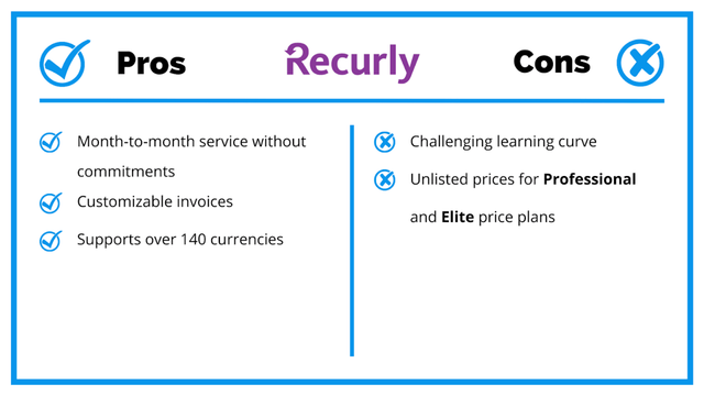 Pros Cons Recurly