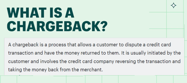 What Is A Chargeback