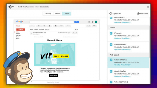 mailchimp marketing software