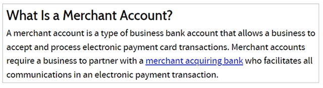 What Is A Merchant Account