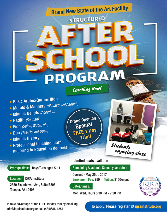 Islamic Studies After School Program