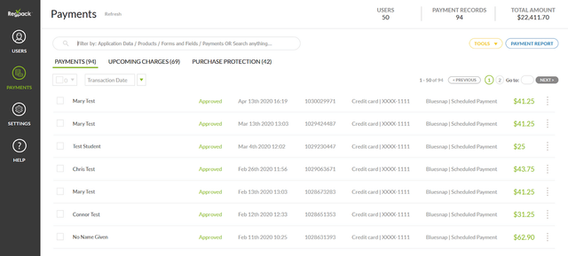 Regpack Payment Gateway