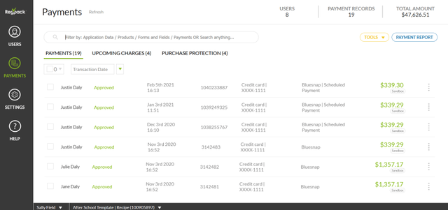 Payment Management Regpack