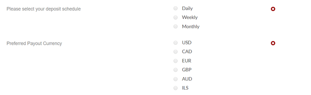Payout Currency