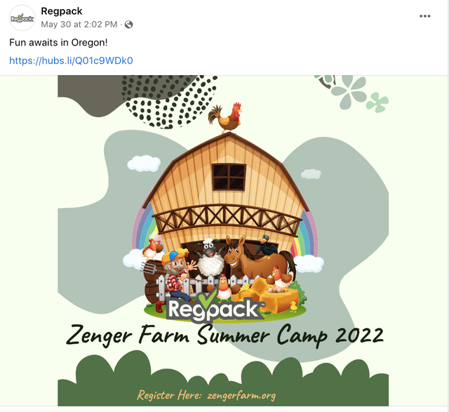 Regpack software screenshot
