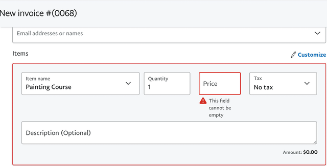 Invoicing Template