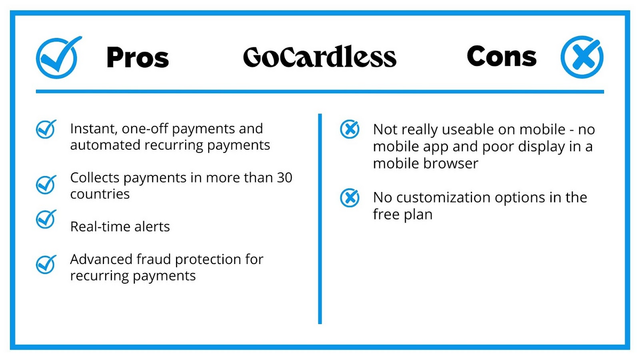 GoCardless Pros Cons