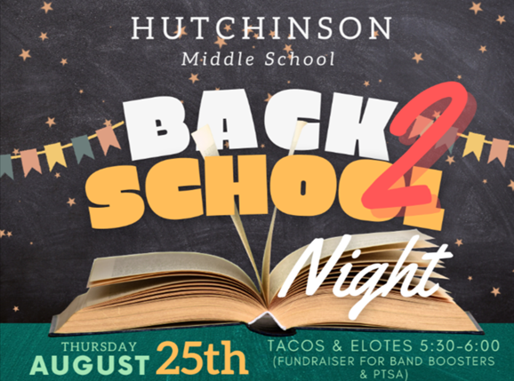 Regpack screenshot: Back To School Fundraiser