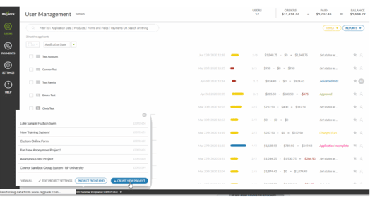 Regpack User Management
