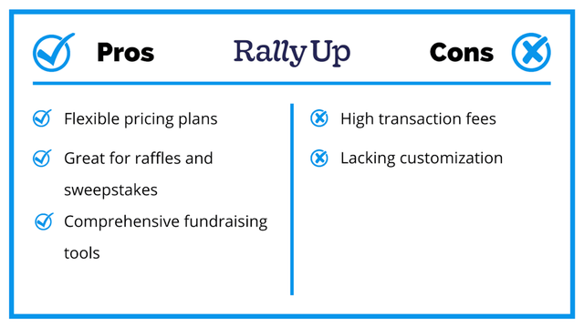 RallyUp Pros And Cons