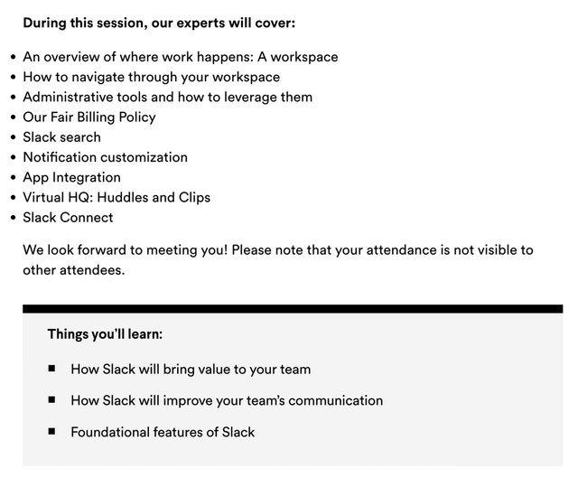 Slack Webinar