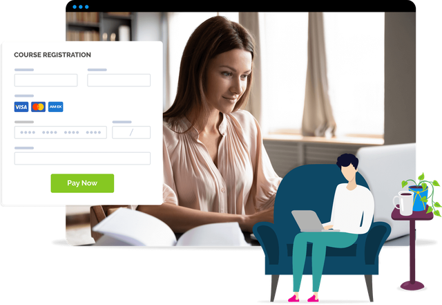 Regpack's online registration software is perfect for online courses.