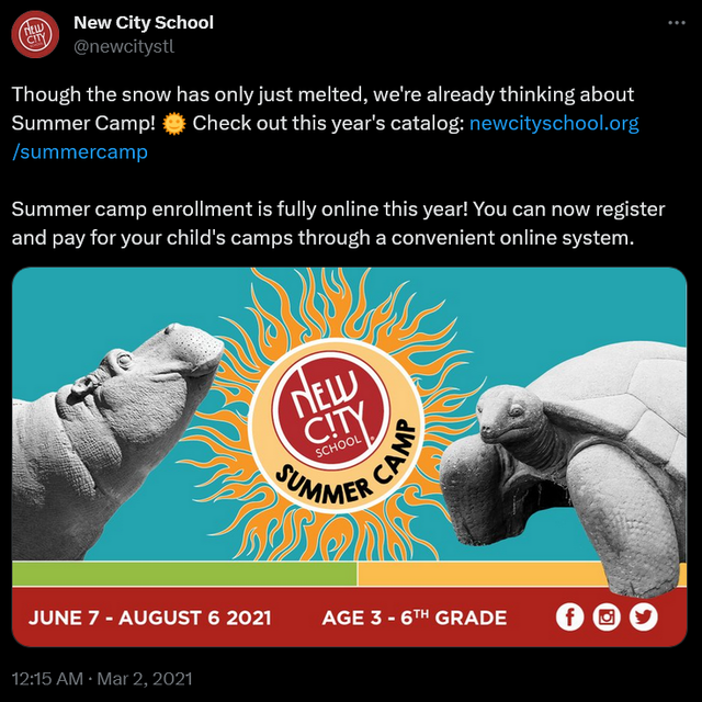 Regpack screenshot: New City School