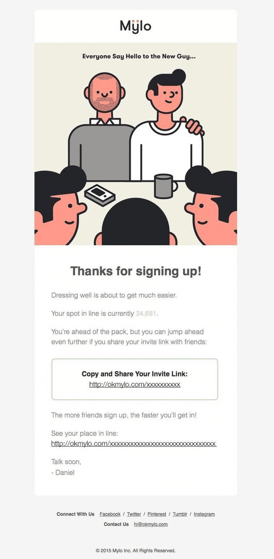 Mylo Event Waitlist