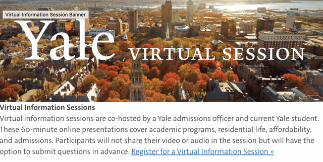 Yale Virtual Session