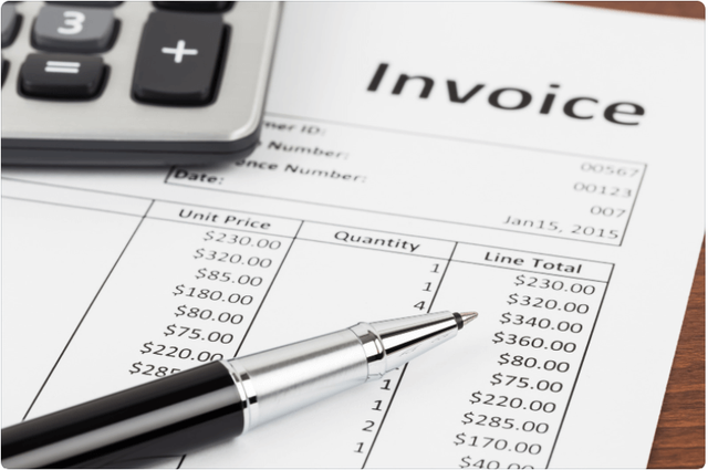 paper invoice