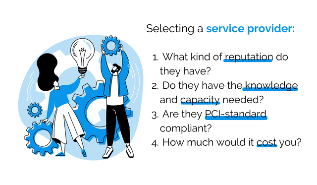 Selecting Service Provider
