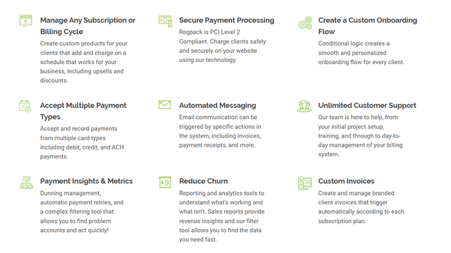 Regpack Recurring Billing