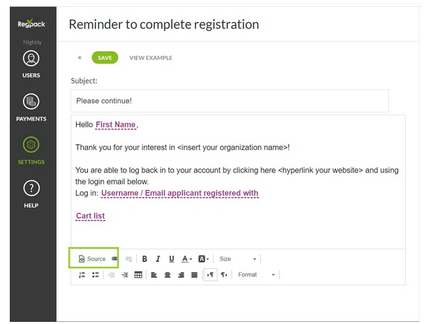 Smart Email Template