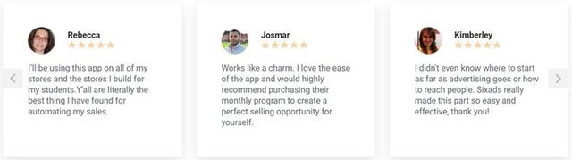 user reviews