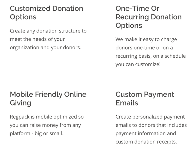 Donation Options