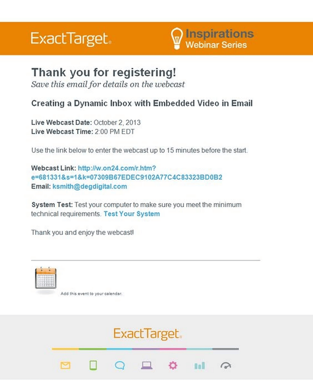 ExactTarget Webinar