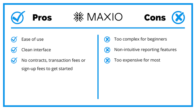Pros Cons Maxio