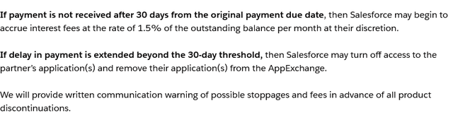 salesforce payment terms