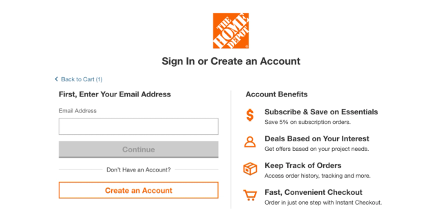 homedepot registration