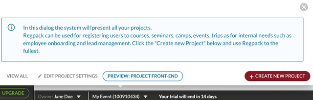 Regpack software screenshot