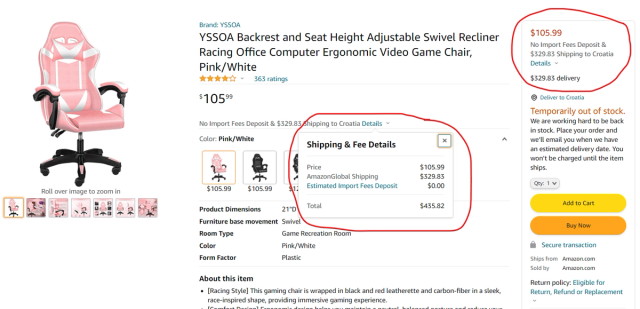 amazon fees