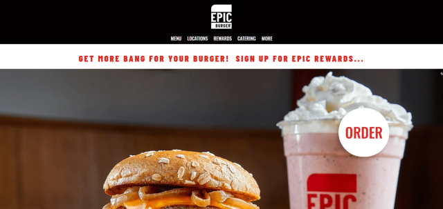 epic burger screeenshot