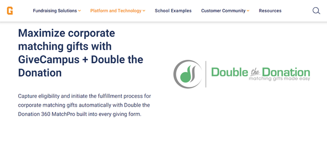 Double Donation
