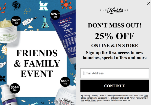 Kiehls Discount