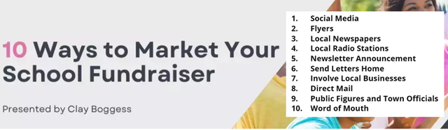 Ways To Market Your School Fundraiser