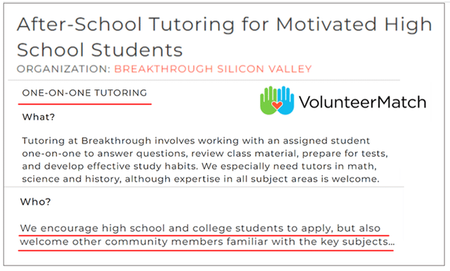 Regpack screenshot: After School Tutoring For Motivated High School Students