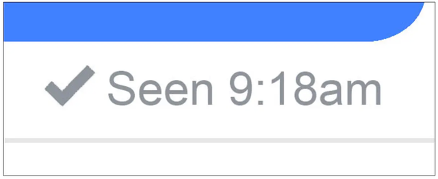 seen notification