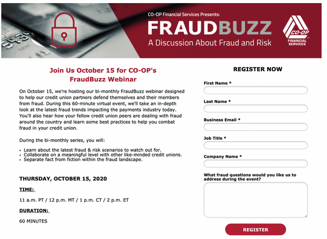 Regpack screenshot: FraudBuzz
