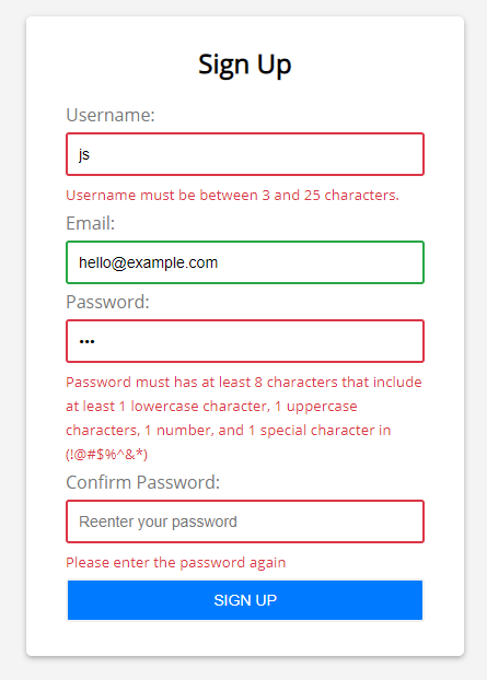 validation