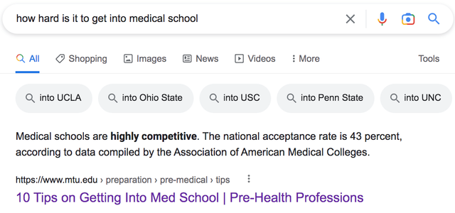 Query How Hard Is It To Get Into Med School