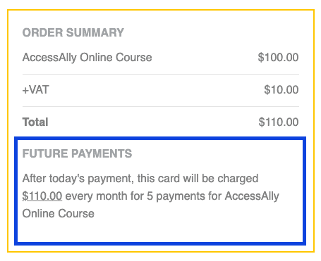 Order Summary