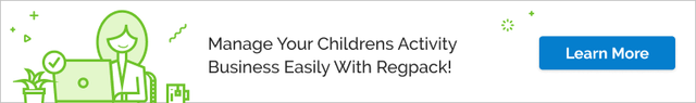 Childrens activity management software. Registration and payments on your website with Regpack.