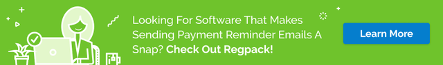 Regpack's registration software can automate your payment reminder email process and increase your organization's revenue stream!